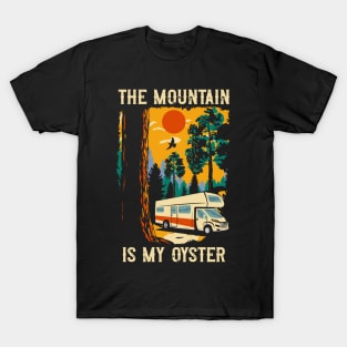 Funny quote camping rv motorhome saying trailer camping T-Shirt